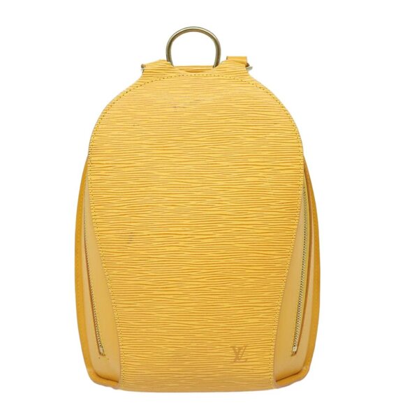 LOUIS VUITTON Epi Mabillon Backpack Yellow M52239 LV Auth 83123 - Picture 7 of 14